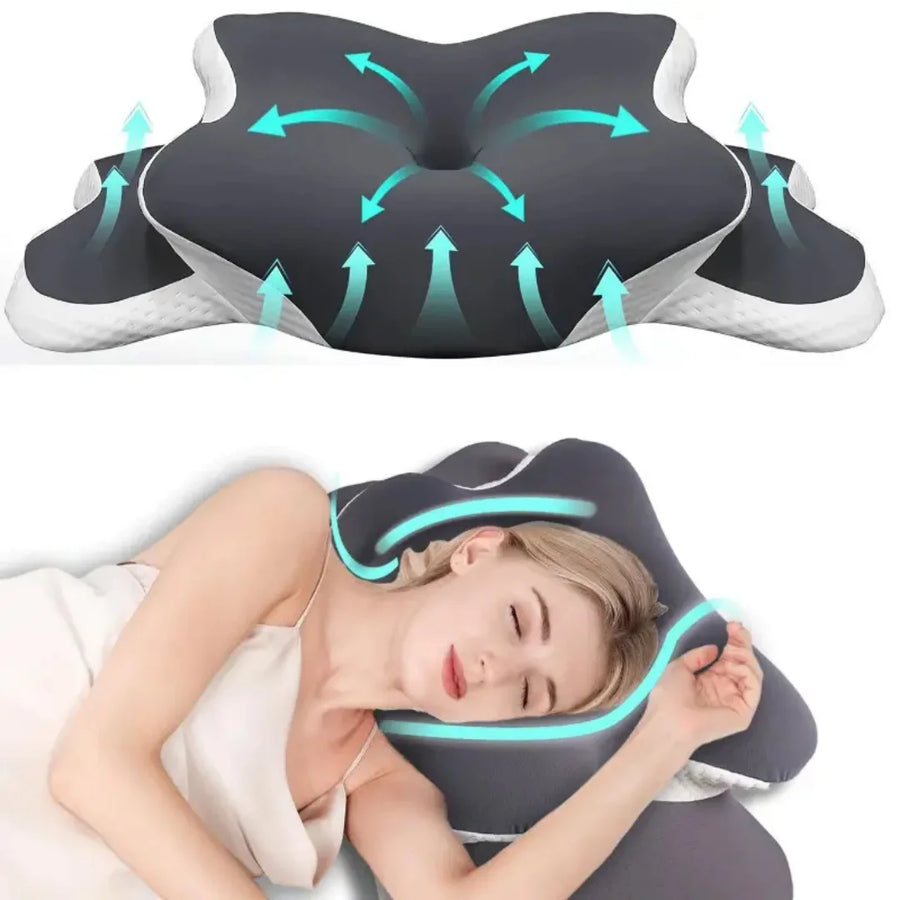 Oreiller Cervical Ergonomique à Mémoire de Forme
