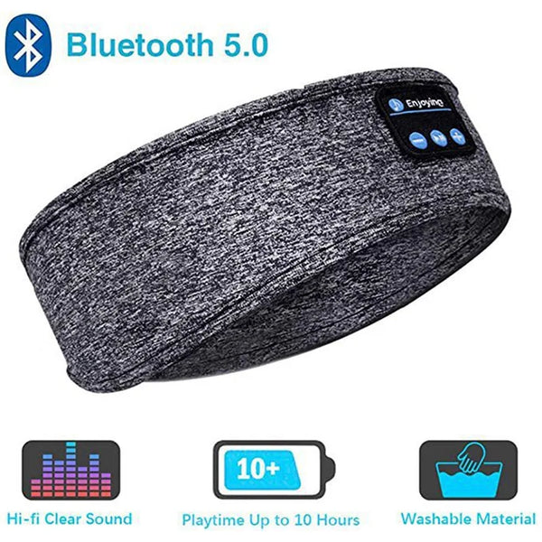 Bandeau Audio Sommeil Bluetooth — Masque & Écouteurs Intégrés