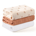 Couverture Mousseline de Coton — Lot de 3, Légèreté & Douceur Naturelle
