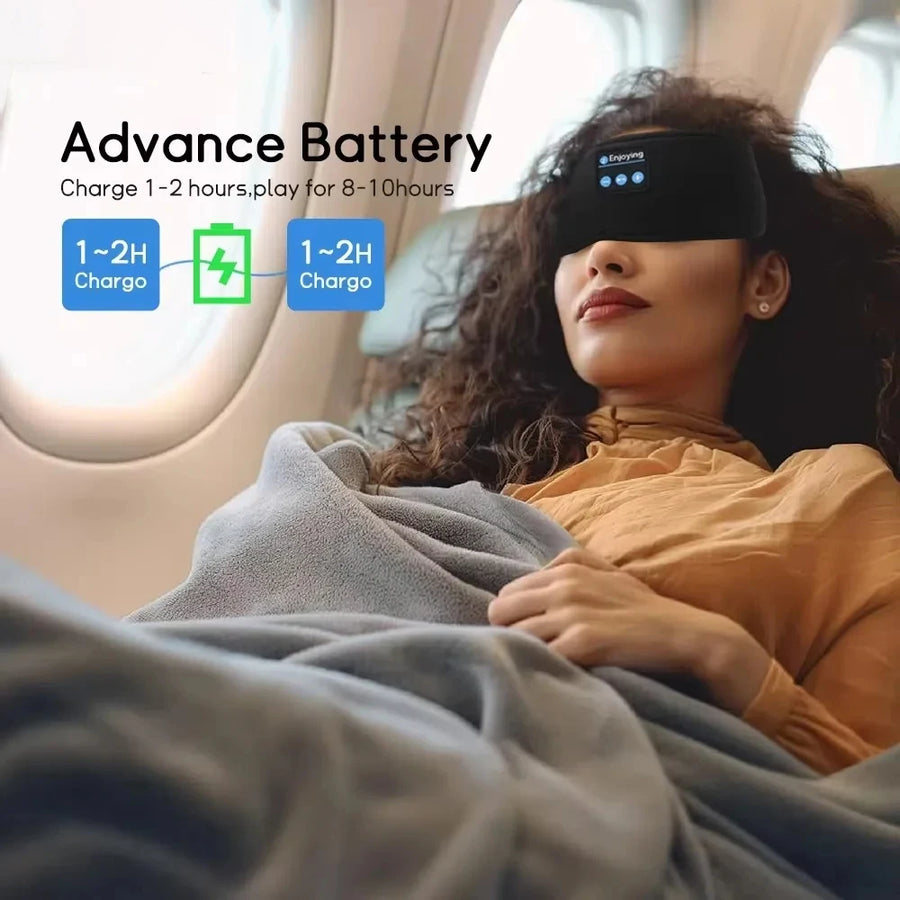 Bandeau Sommeil Stéréo HD — Son Premium & Confort Total