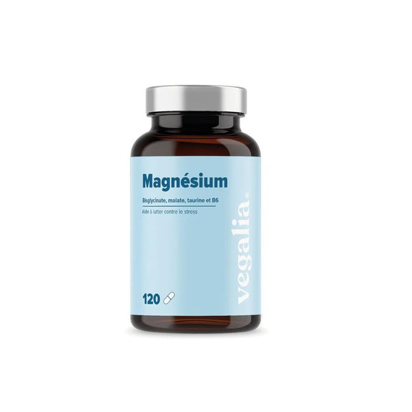Magnésium bisglycinate malate taurine B6 120 gélules VELUNA — flacon