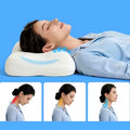 Oreiller Ergonomique 2-en-1 à Mémoire de Forme – Double Hauteur & Taie Lavable