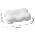 Oreiller Ergonomique 2-en-1 à Mémoire de Forme – Double Hauteur & Taie Lavable