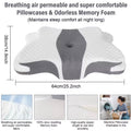 Oreiller Papillon à Mémoire de Forme – Soutien Cervical & Abdominal | Côté & Dos