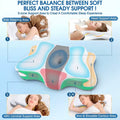 Oreiller Papillon à Mémoire de Forme – Soutien Cervical & Abdominal | Côté & Dos