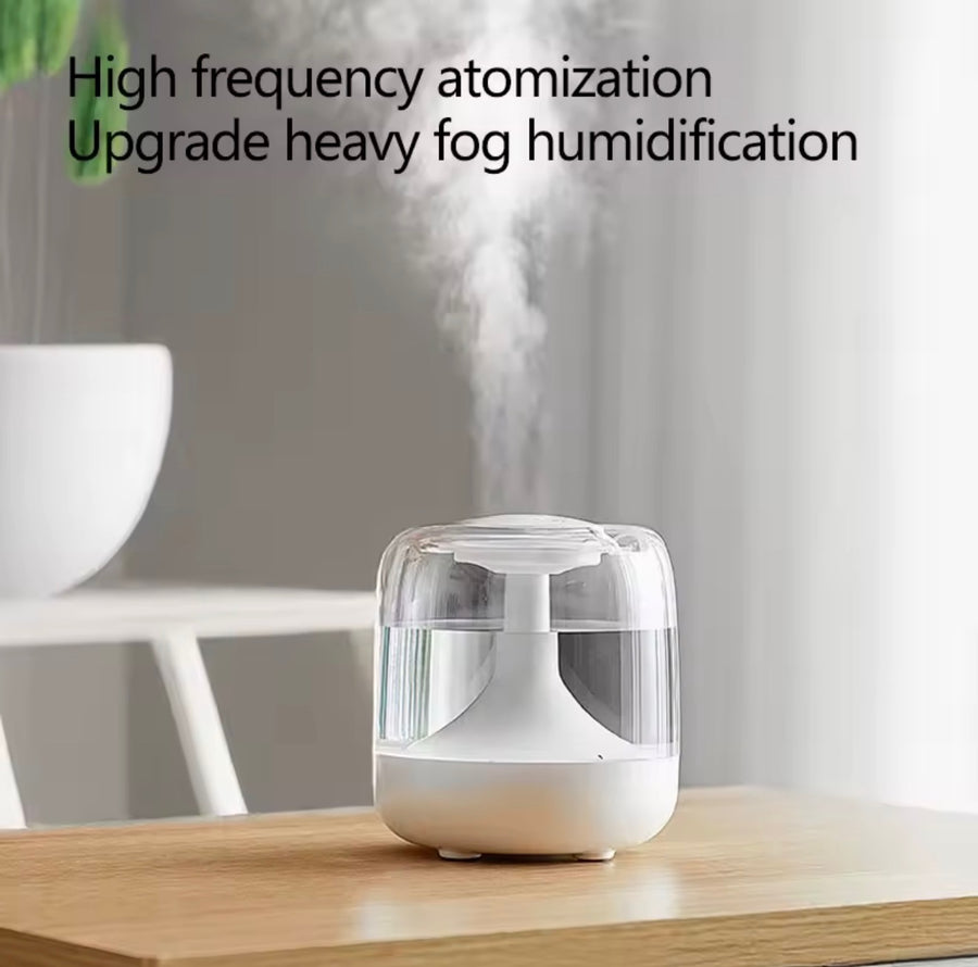 Humidificateur Diffuseur d'Arômes 650ml — Veilleuse LED 7 Couleurs