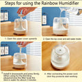 Humidificateur Diffuseur d'Arômes 650ml — Veilleuse LED 7 Couleurs