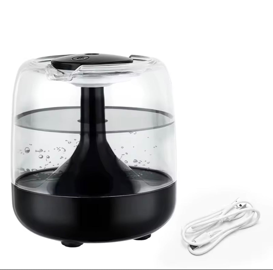 Humidificateur Diffuseur d'Arômes 650ml — Veilleuse LED 7 Couleurs