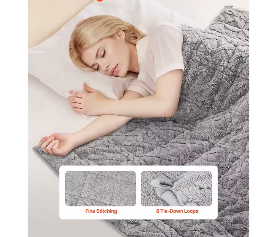 Couverture Lestée Polaire Sherpa 9 kg — Grands Gabarits