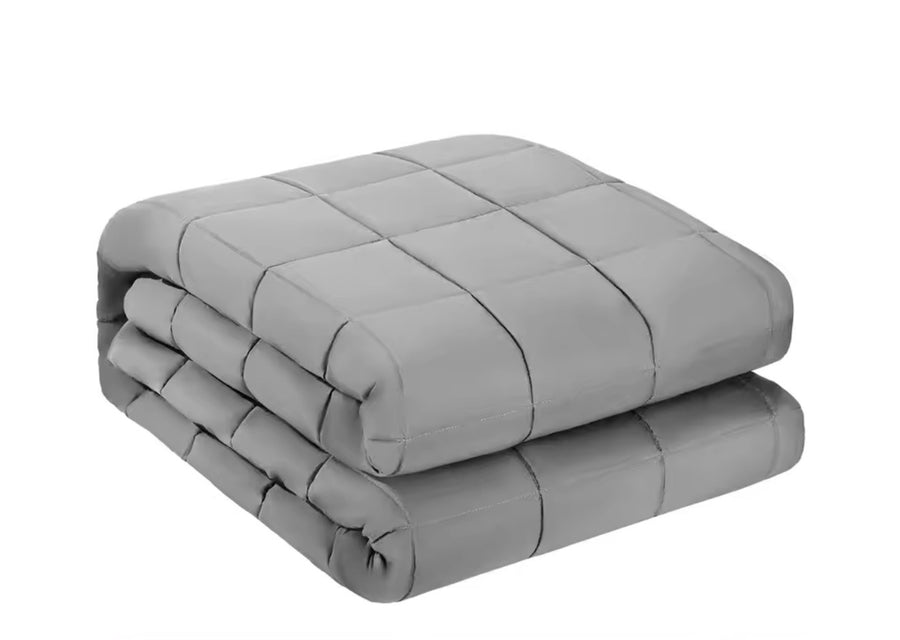 Couverture Lestée 9kg — Anti-Anxiété & Sommeil Profond | 150x200cm | 7 Couches Perles de Verre
