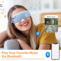 Masque de Sommeil Bluetooth Soie Glacée 3D