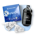 Bouchons d'Oreilles Sommeil 33dB — Anti-Ronflement | Filtre Membrane | Silicone Hypoallergénique