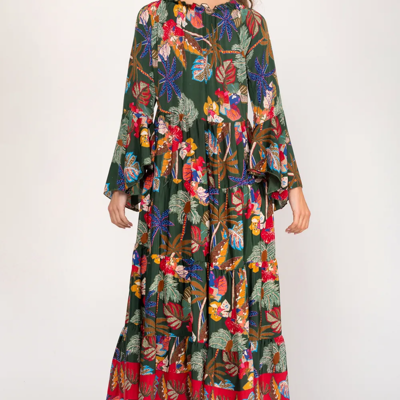 Robe Longue Imprimée Femme – Style Bohème Chic