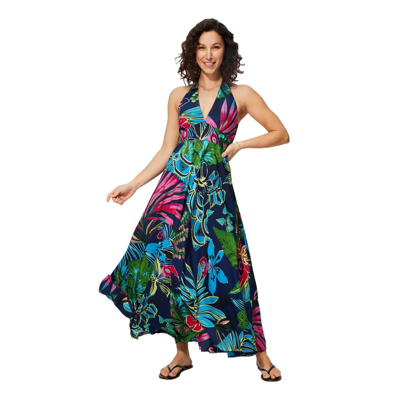 Robe Longue Sans Manches Femme – Esprit Bohème Estival