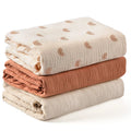 Couverture Mousseline de Coton — Lot de 3, Légèreté & Douceur Naturelle