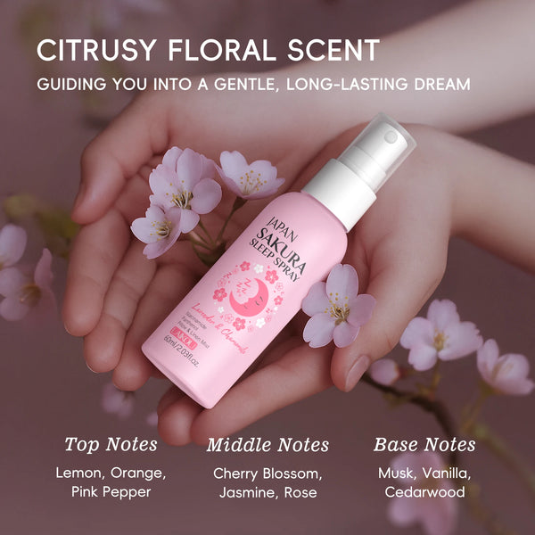 Spray Oreiller Sommeil — Lavande, Camomille & Sakura