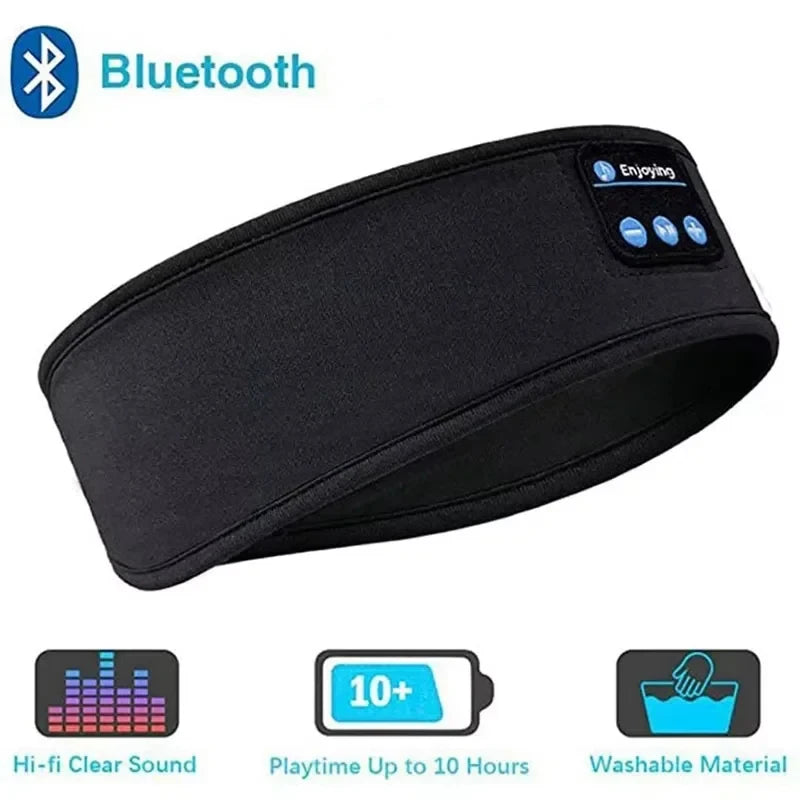 Bandeau Sommeil Stéréo HD — Son Premium & Confort Total