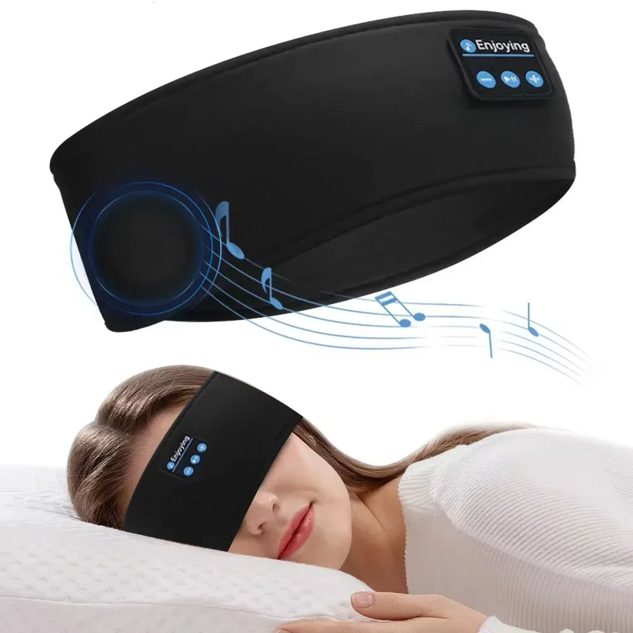 Bandeau Sommeil Stéréo HD — Son Premium & Confort Total