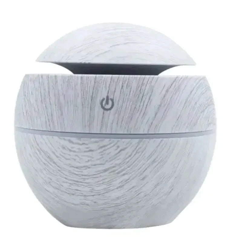 Diffuseur d'Huiles Essentielles Ultrasonique — Design Bois Naturel